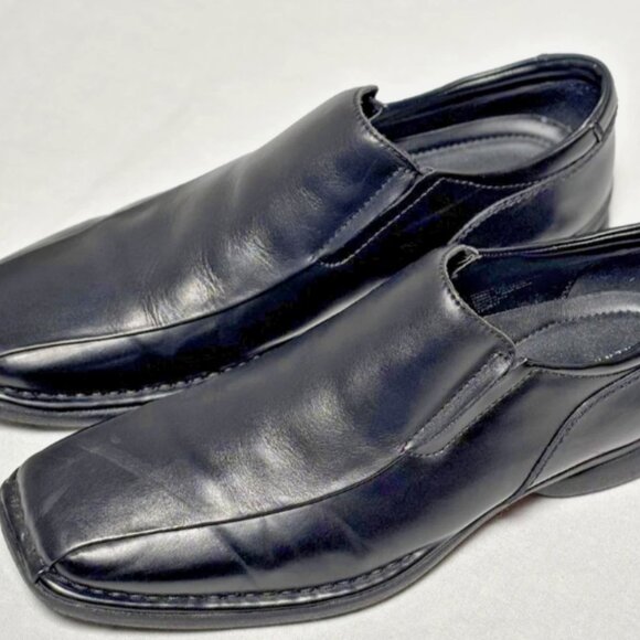 Kenneth Cole Dress Shoe Black Leather Men's 9.5 - Picture 3 of 7